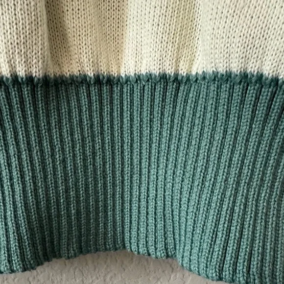 Festive Green and Red Women's Sweater - Picture 9 of 11